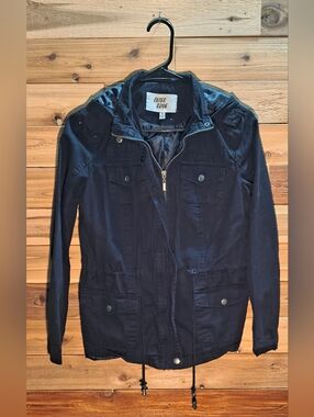 Lightweight Utility Jacket By Outer Edge - Size M - Navy Blue Color